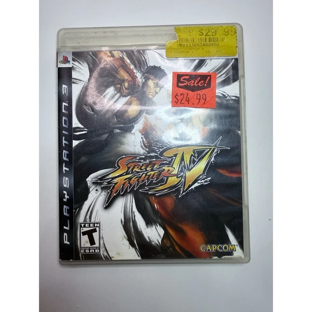 Street Fighter IV (Sony‎ PlayStation 3, 2009) Complete w/ Manual PS3